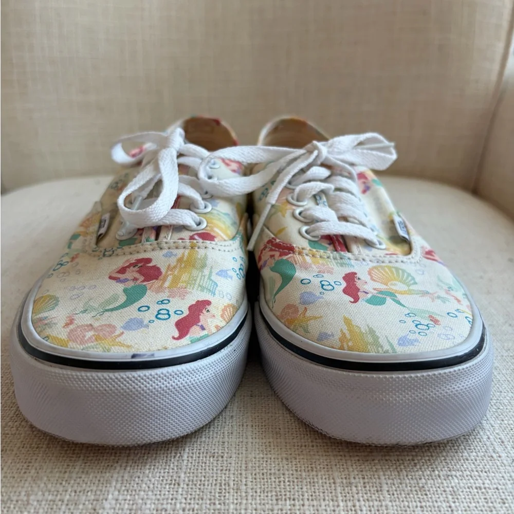 Vans x Disney The Little Mermaid Ariel Sneakers 2015 Limited Release Size 9 - Picture 2 of 10